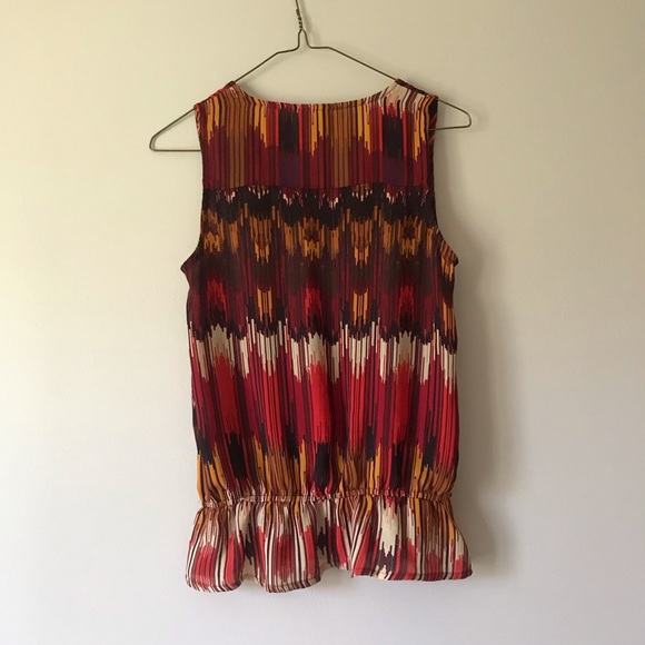 Peplum Wrap Tank Top - Picture 4 of 4